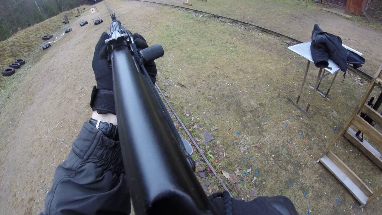 Сайга МК bump fire