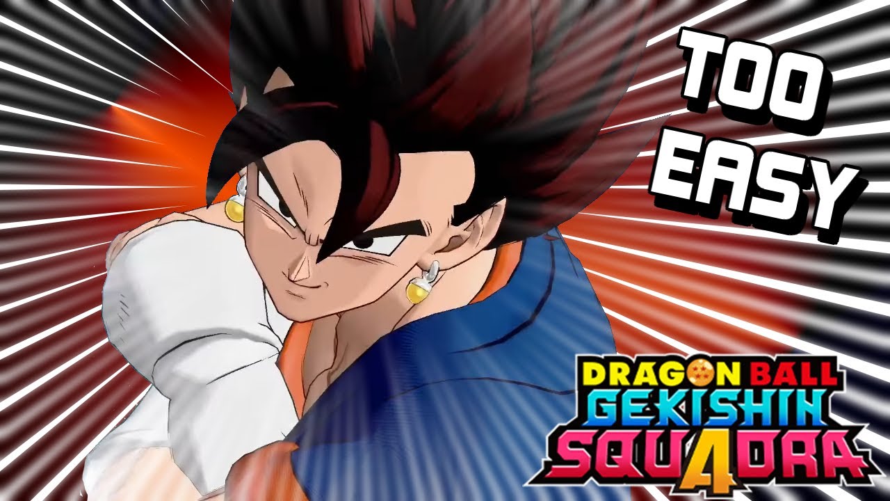 BEATING A WHOLE 4 QUE WITH VEGITO!! | Dragonball Gekishin Squadra |