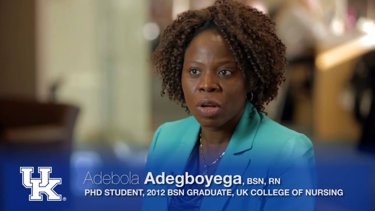 Adebola Adegboyega, PhD student at the UK College of Nursing