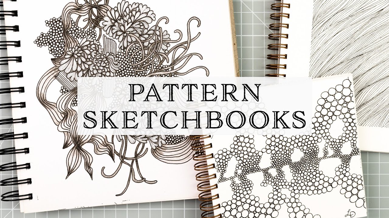 Sketchbook Tour | A look through my pattern sketches and introducing pattern prompts!