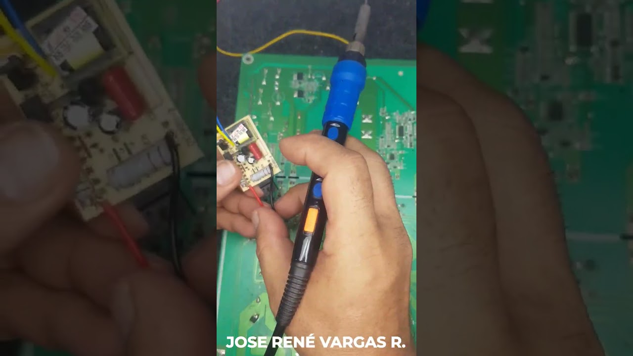como reparar una fuente cuando no tenemos los componentes . utilizando un módulo oscilador