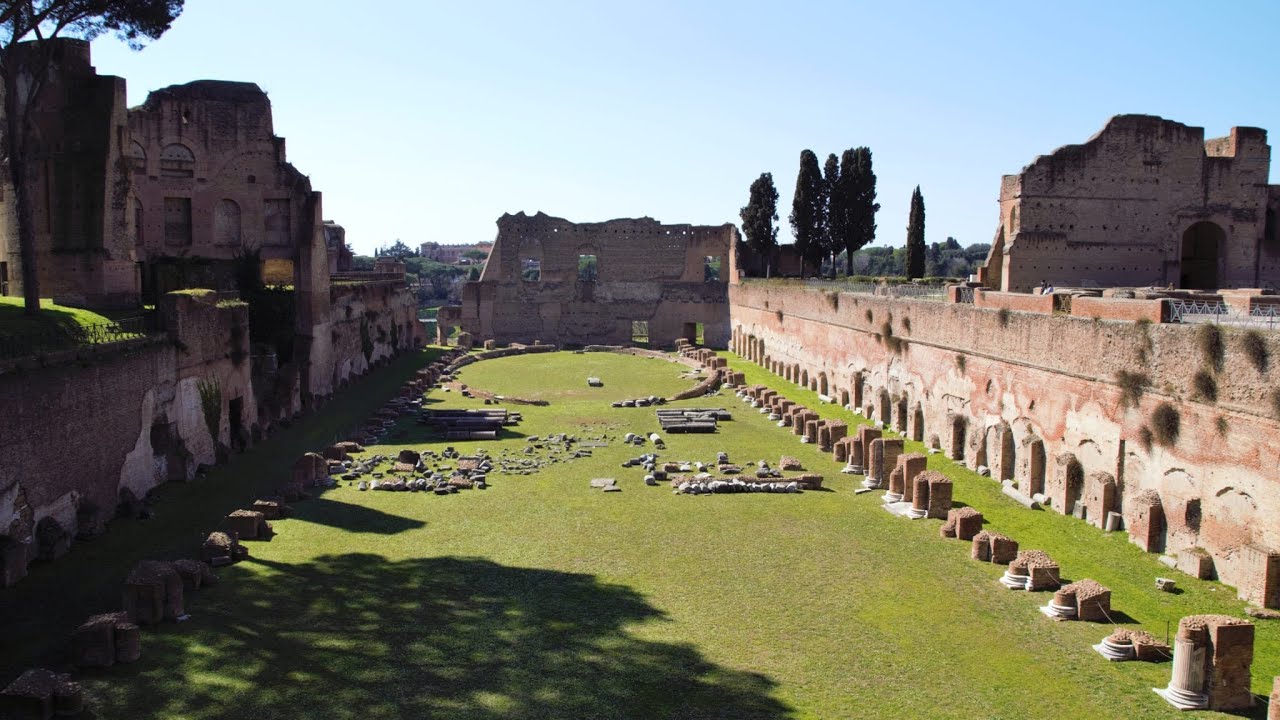Il colle Palatino di Roma 4K (parte 1)
