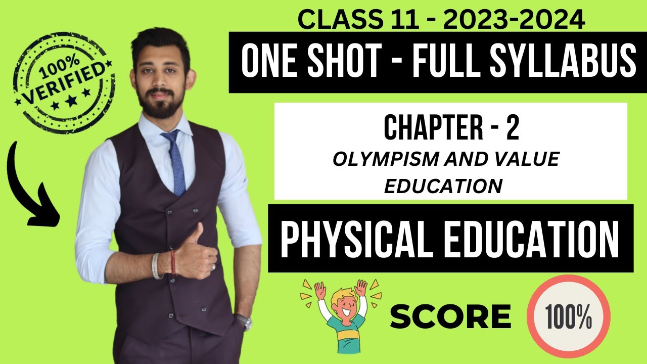 Olympism Value education | ONE Shot | Class 11 | Chapter 2 | Physical education