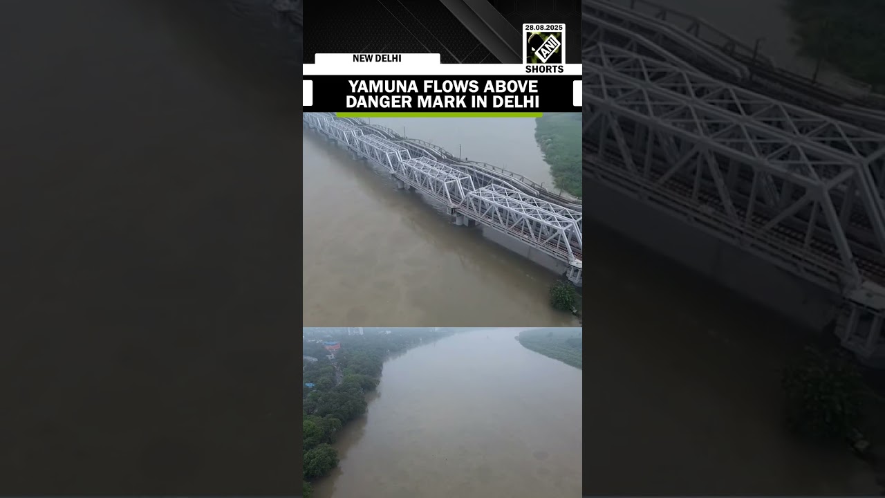 Yamuna River Flows Above Danger Mark in Delhi