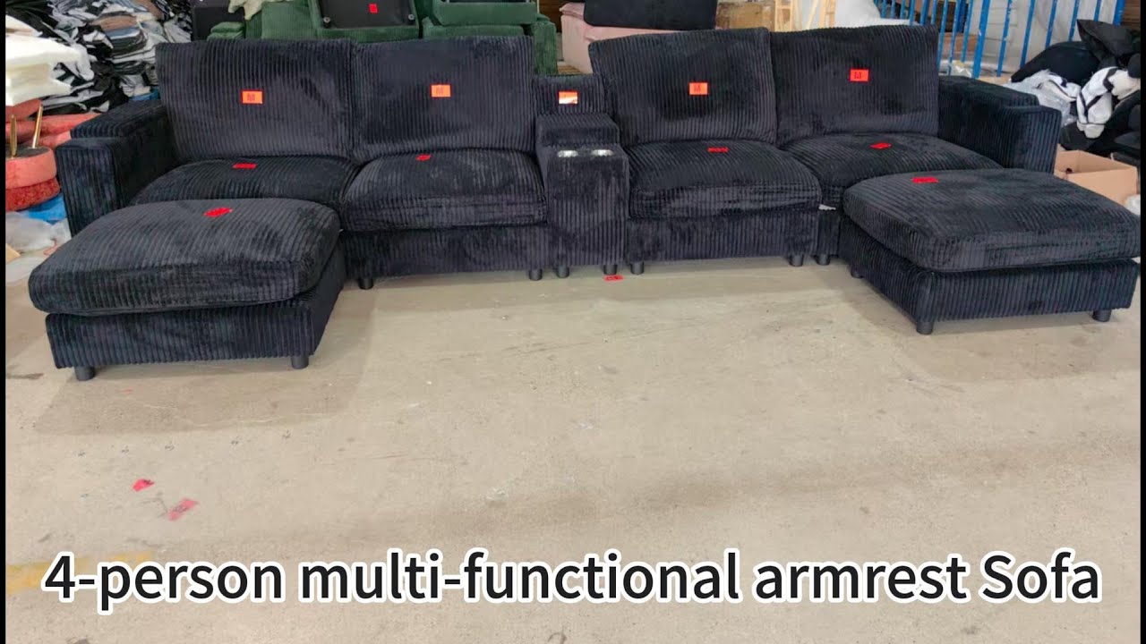 4-person multi-functional armrest Sofa （SKU：9014）