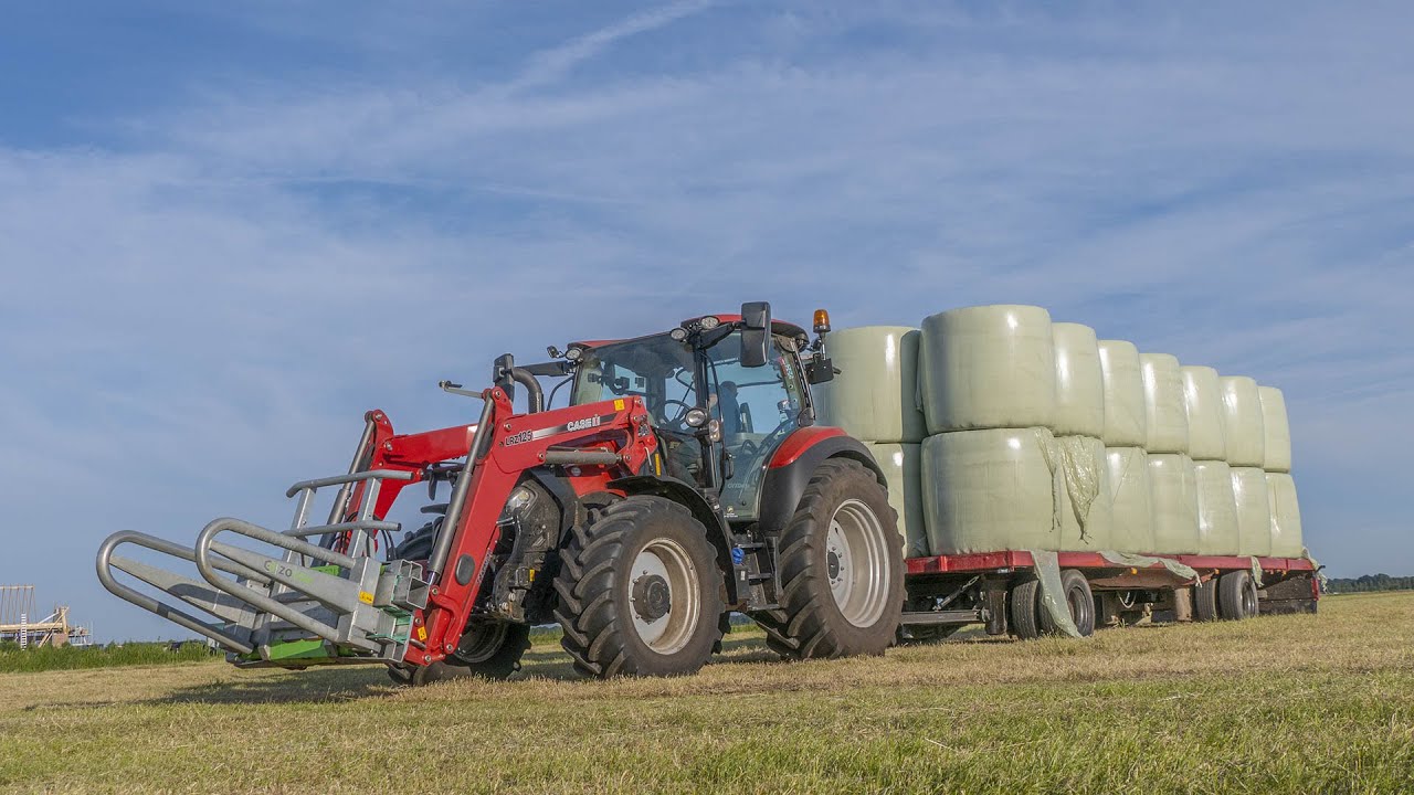 Case Verstrum 120 + LRZ 125 | Collection bales