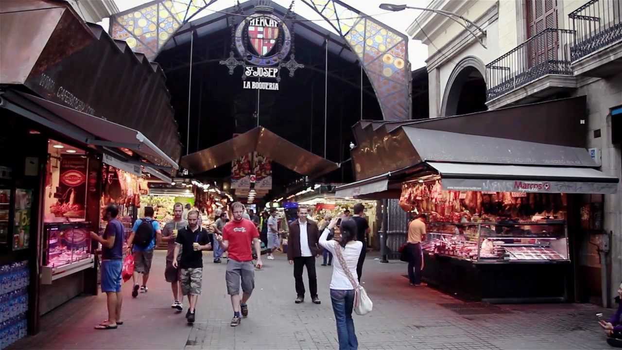 Barcelona City - Merkat de la Boqueria - Tour Guide - Eng Subs!