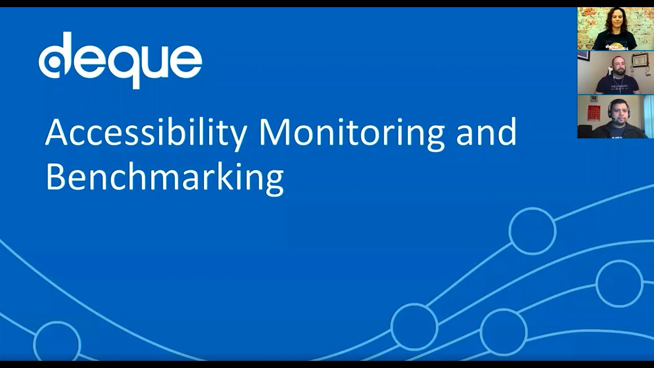 Accessibility Monitoring and Benchmarking