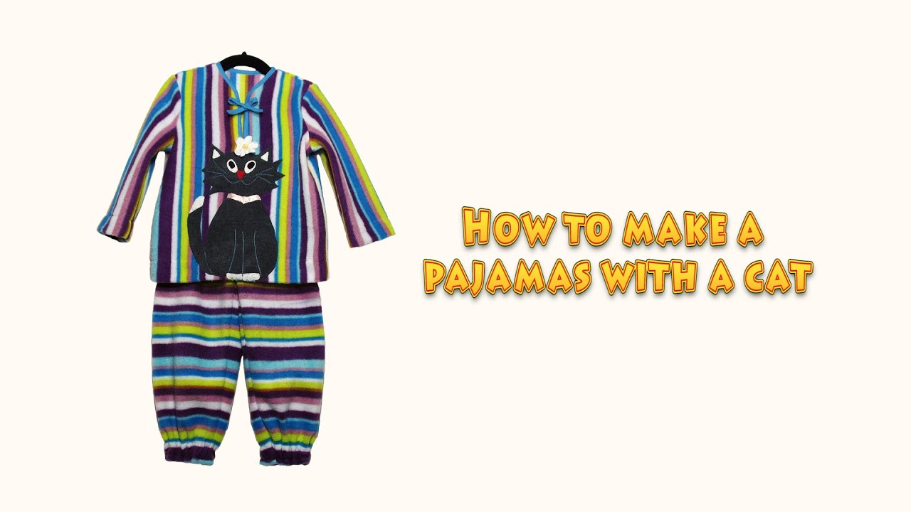 How to make a pajamas with a cat - DIY sewing project - #25