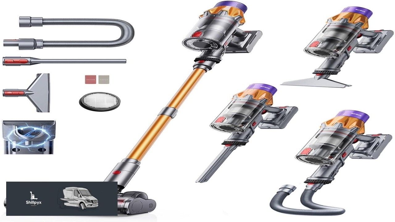 Cordless Vacuum Cleaner 650W 55KPA 70Mins Vacuum Cleaners for Home Stick Vacuum