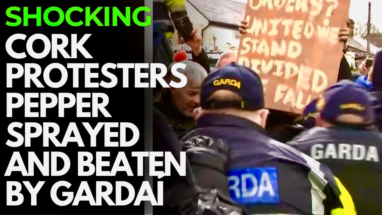 FARMERS BEATEN AND DRAGGED FROM TRACTORS BY GARDA&Iacute; AT CORK FUEL PROTEST