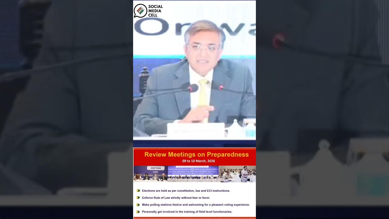 Elections are held as per constitution, law and ECI instructions
