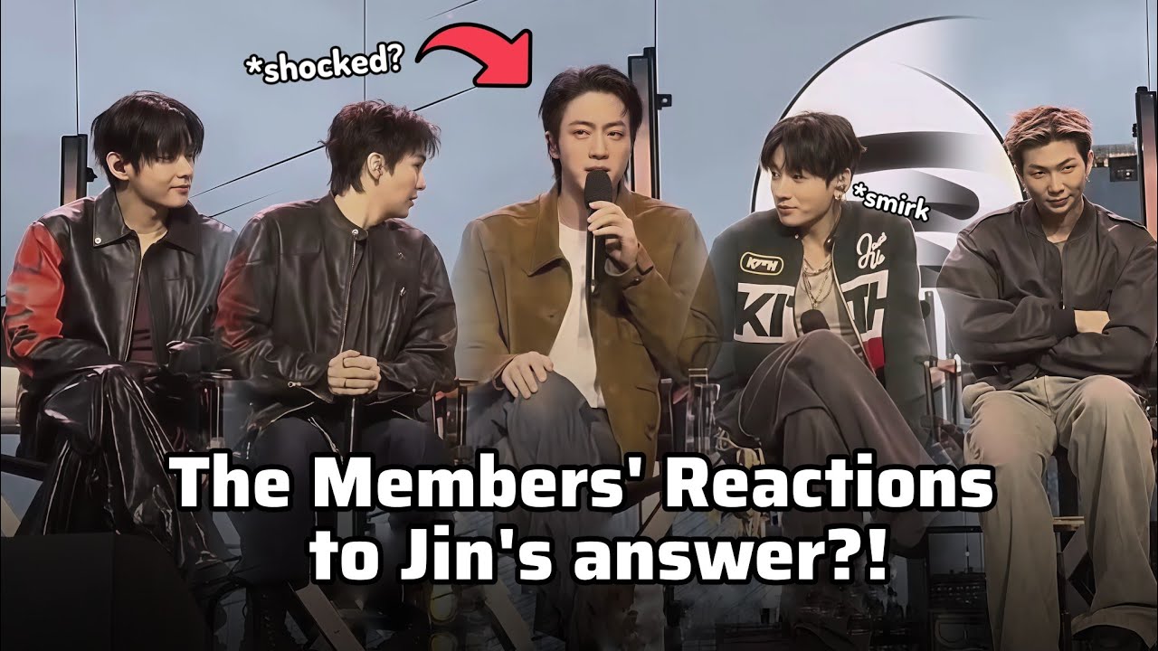Wow! Members Reaction to Jin?! Jin tried to Refuse? but Fans Kept Chanting His Name?!
