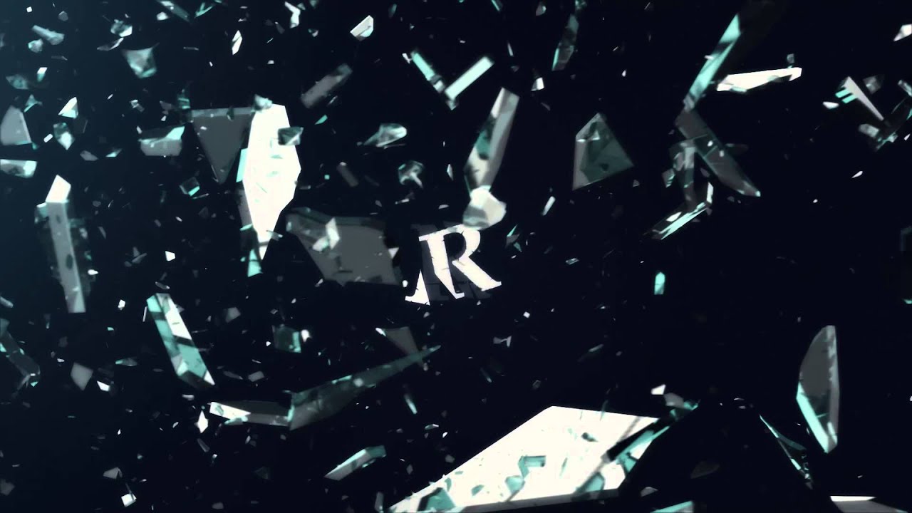 Glass Shatter Logo Reveal