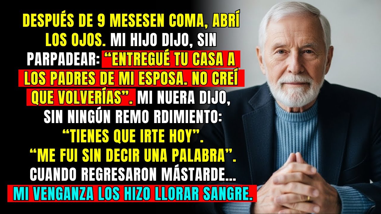 Desperté Después de Meses en Coma y Descubrí Que Mi Propio Hijo Había Regalado Mi Casa