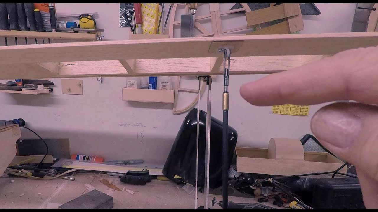 Tiger Moth becomes a Stampe SV4 - Video 19 - Aileron Linkage Rods