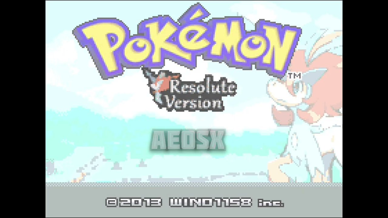 Pokemon Resolute GBA Game  #pokemon#gba#pokemongame#pokemonemerald 