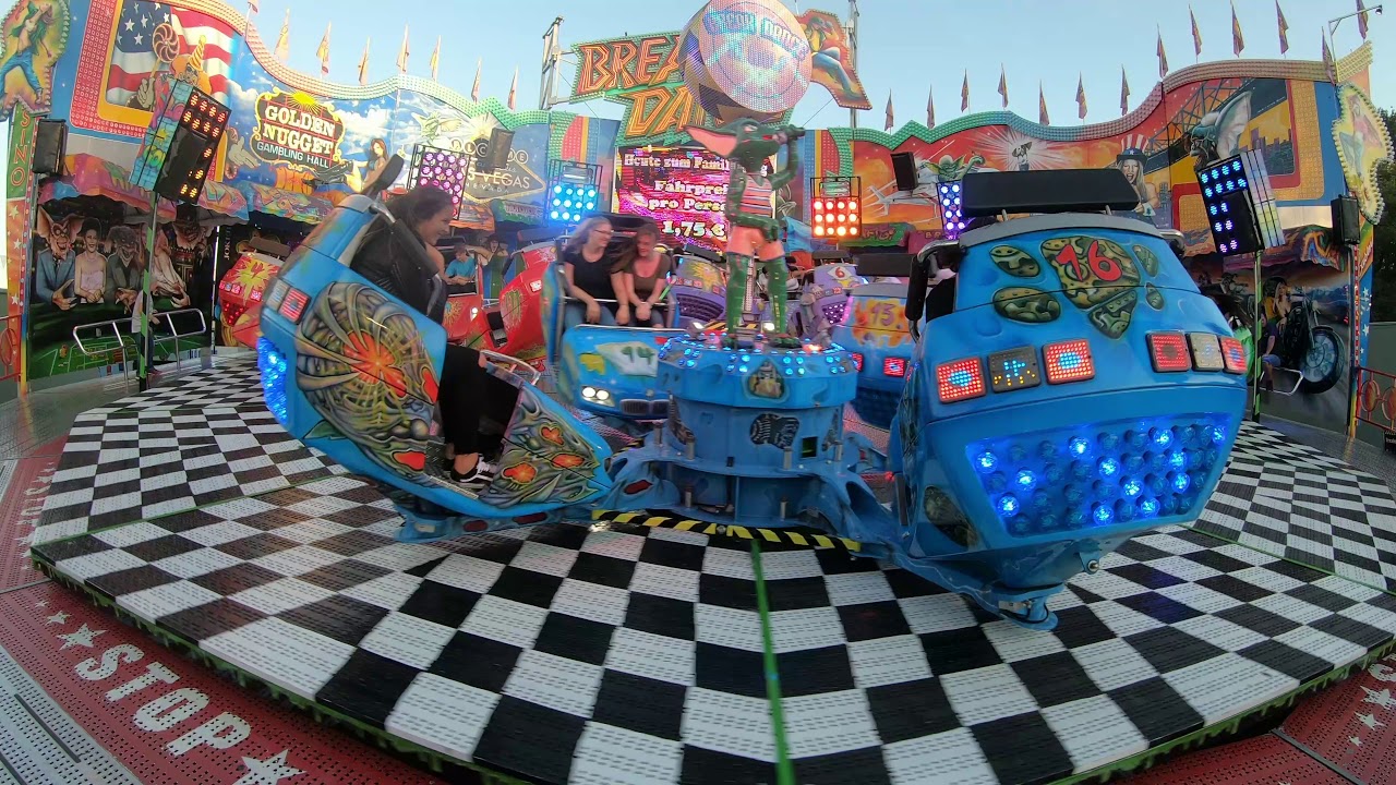 Kirmes Fahrgesch&auml;ft Break Dance Volksfest N&uuml;rnberg 2019 Offride
