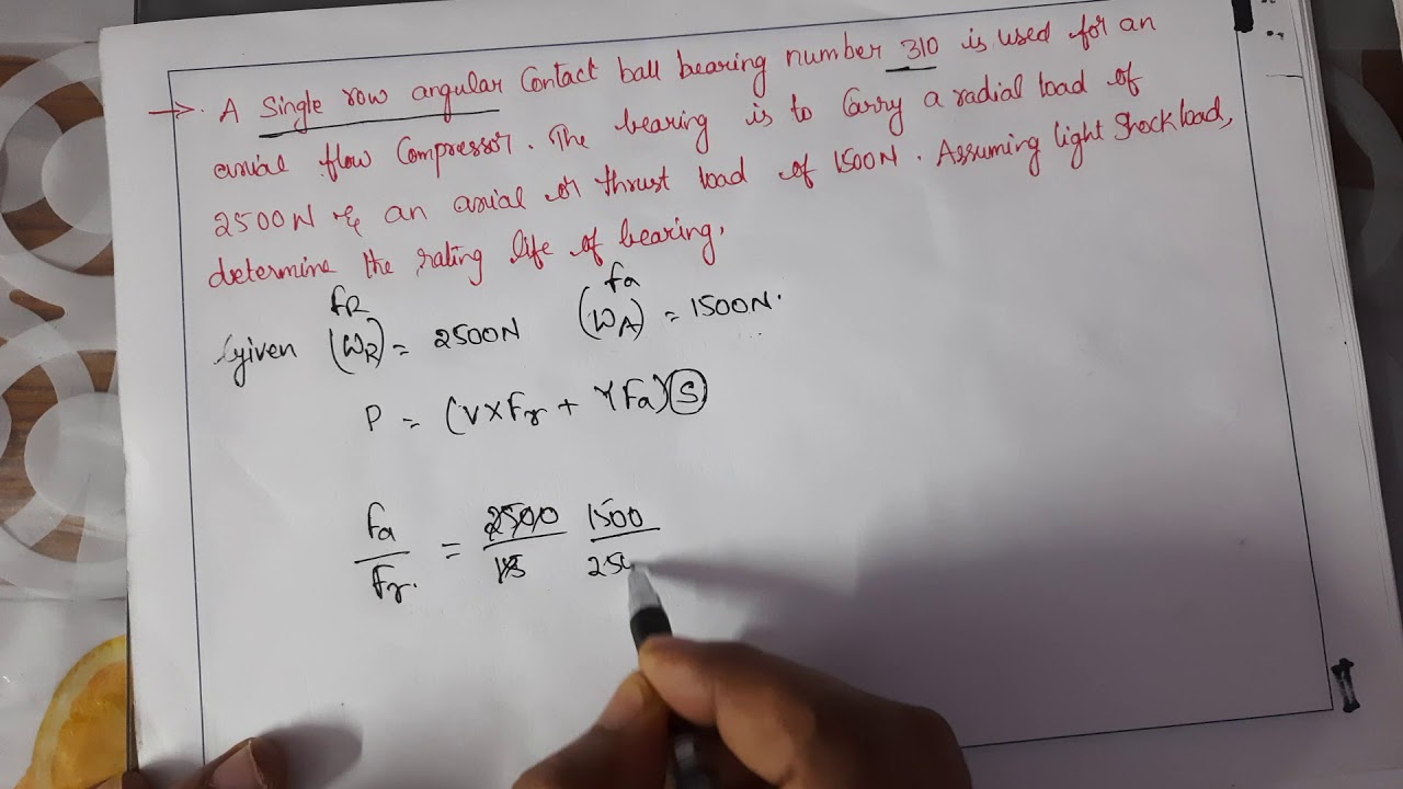 BALL BEARING PROBLEM- 1