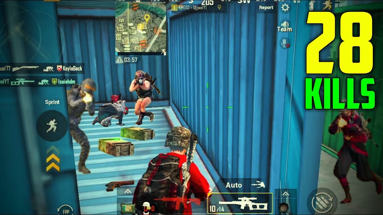 CAN I SURVIVE WITHOUT AMMO AND HEALTH | 28 KILLS SOLO VS SQUAD | PUBG MOBILE