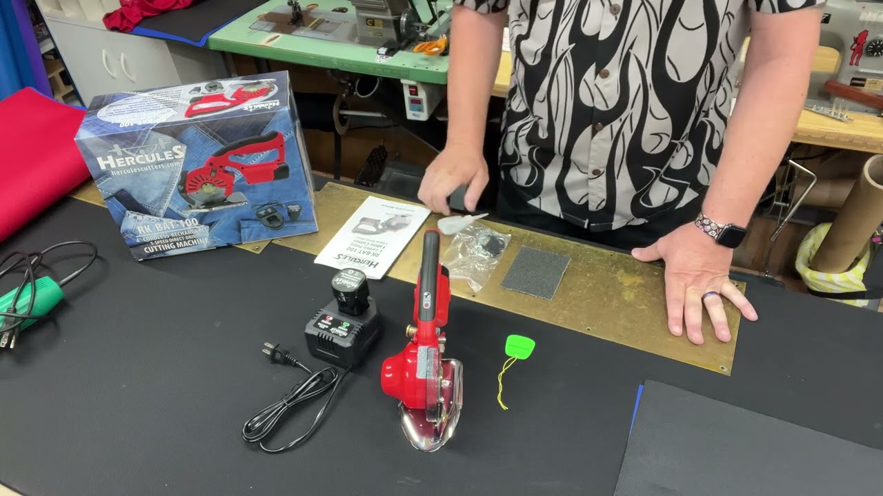 Episode 5: New 4&rdquo; Rechargable 5 Speed Electric Rotary Fabric Cutter