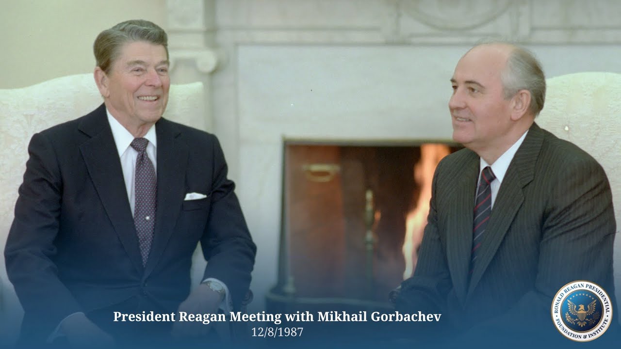 President Reagan Meeting with Mikhail Gorbachev 12/8/1987