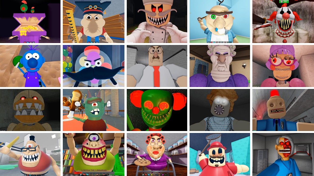 EPIC SCHOOL ESCAPE!,Papa Pizza's,Baby Bobby,Escape The Carnival,MR. GUMDROP'S,ROBLOX JUMPSCARES