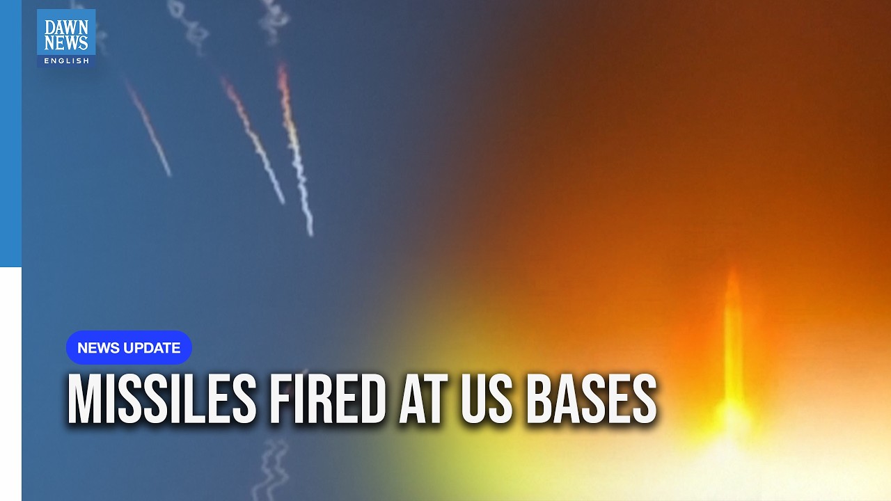 WATCH: IRGC Releases Footage of Missile Attacks on US Bases | Dawn News English