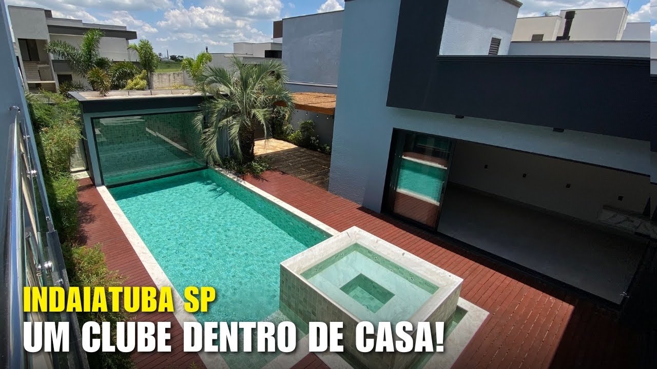 Sobrado Completo em Condomínio Fechado  | 5 Suítes + Spa + Piscina Aquecida - Indaiatuba/SP