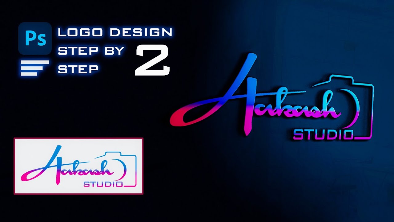 how to make logo in photoshop step by step Photoshop tutorial 2020 photoshop me logo kaise banaye