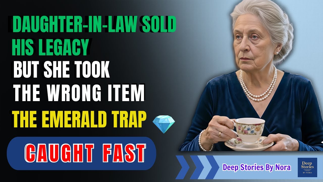 Daughter-in-Law Sold His Legacy — But Grabbed the Wrong Item. The Emerald Trap Closed Fast.