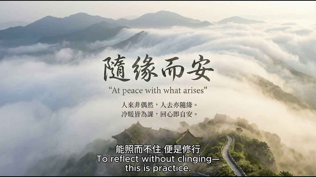 隨緣而安 At Peace with What Arises