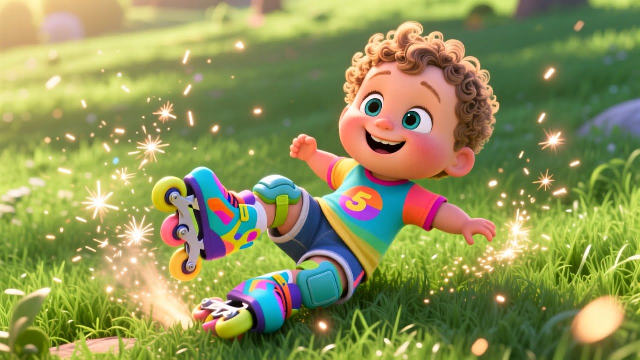 Roller Skates with Baby 🛼🎶 | Fun Learning Adventure for Kids | Numbers & Colors