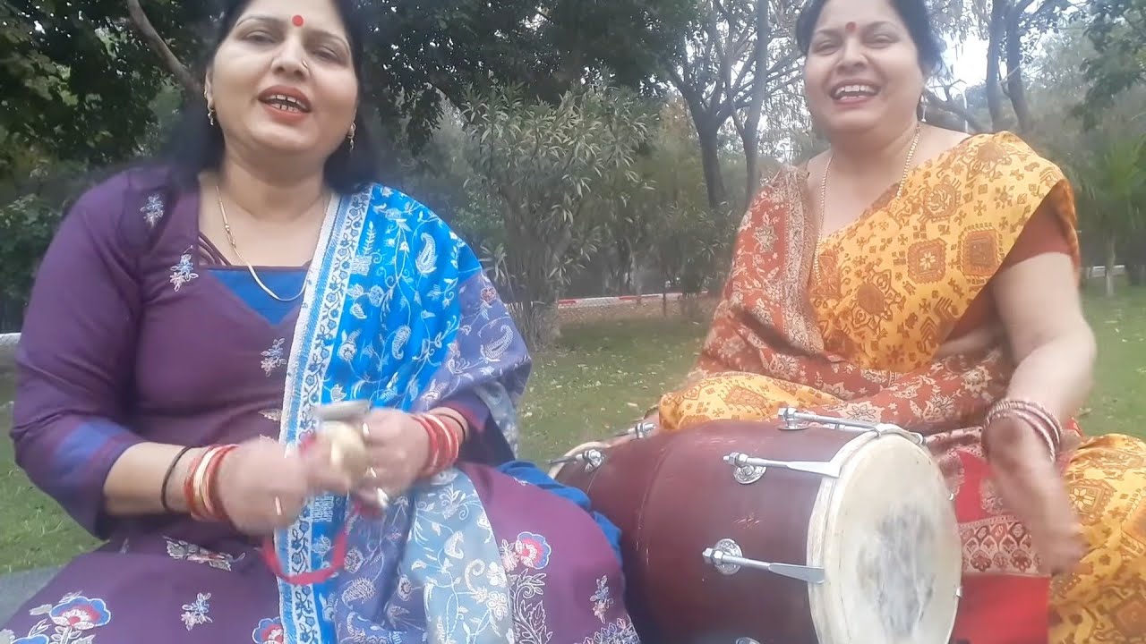 लोकगीत - मैं बेला फूल, गुलाब मेरी ननदी। |with Lyrics| #lokgeet #sangeet #singer #dholak