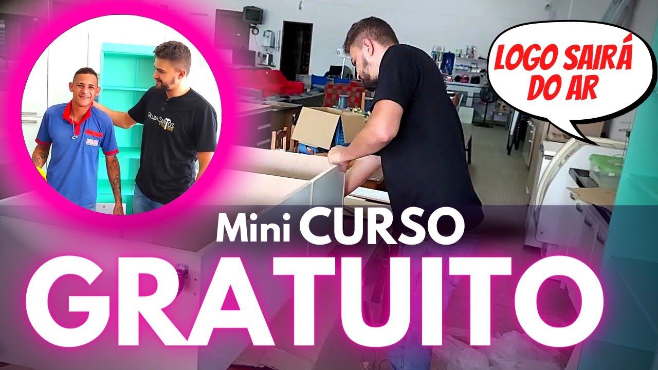 Mini CURSO GRATUITO de Montagem de móveis | Seja um Montador de móveis profissional