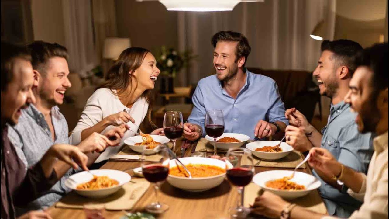 Andre und Jana möchten Freunde zum Kochen einladen