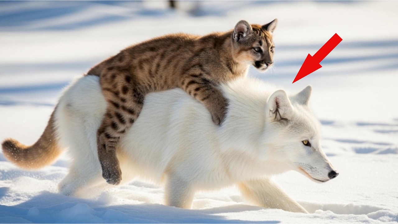 A White Wolf Adopted Her Mortal Enemy – What Happened 4 Years Later Shocked the World.