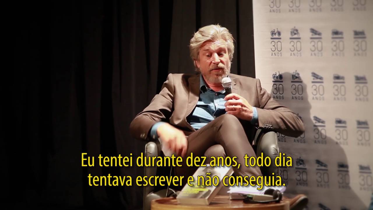 Encontro com Karl Ove Knausgård em São Paulo