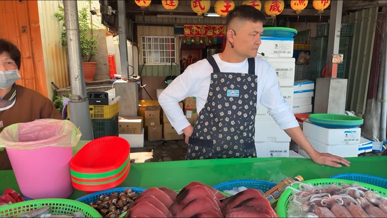 興達港王中皇 高雄興達港觀光魚市 海鮮拍賣 海鮮叫賣 直播 0314