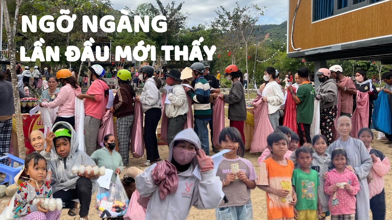 Ngỡ Ngàng Bỡ Ngỡ Lần Đầu Tiên Làng Thôn É Người Đồng Bào Mới Thấy Cảnh Phiên Chợ O Đồng