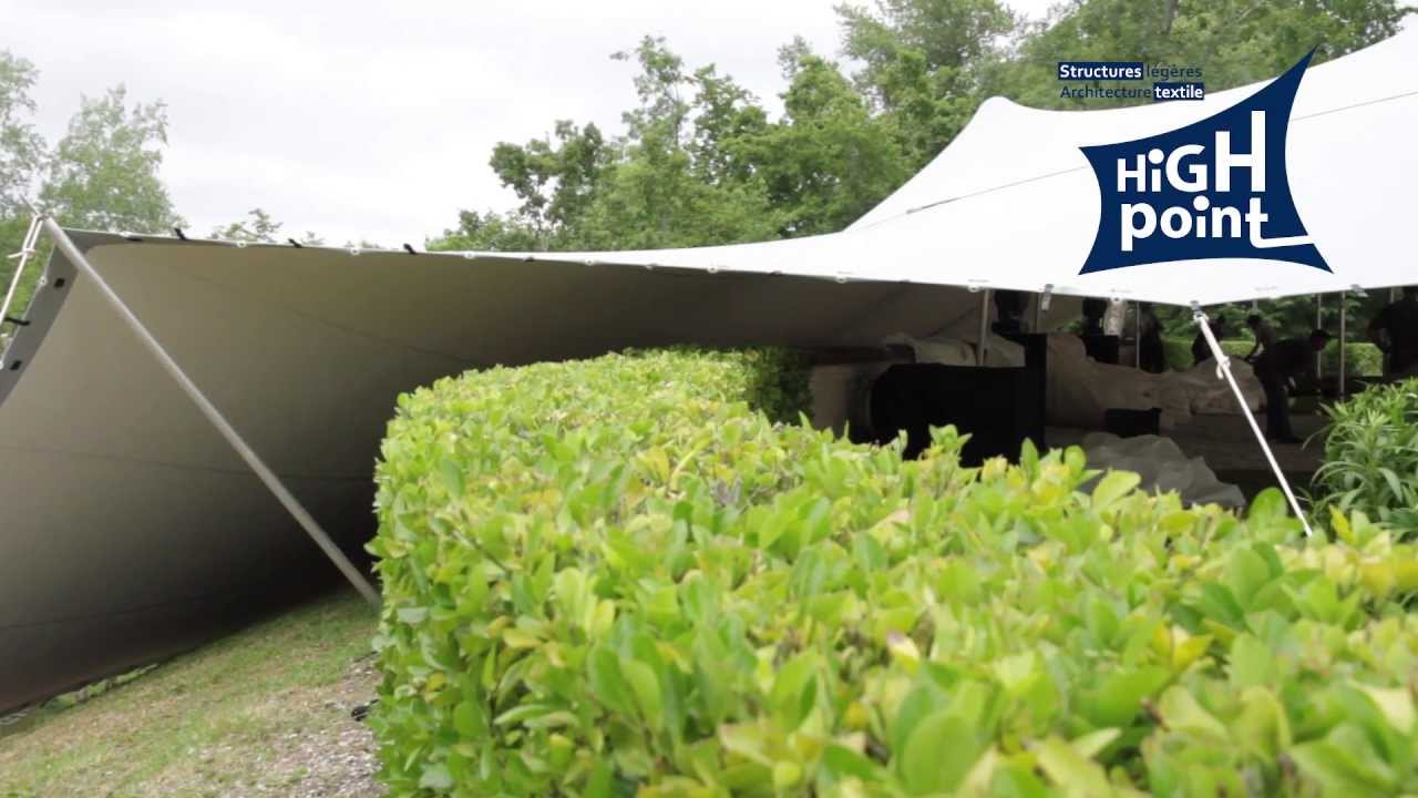 High Point instruction film large stretch tent