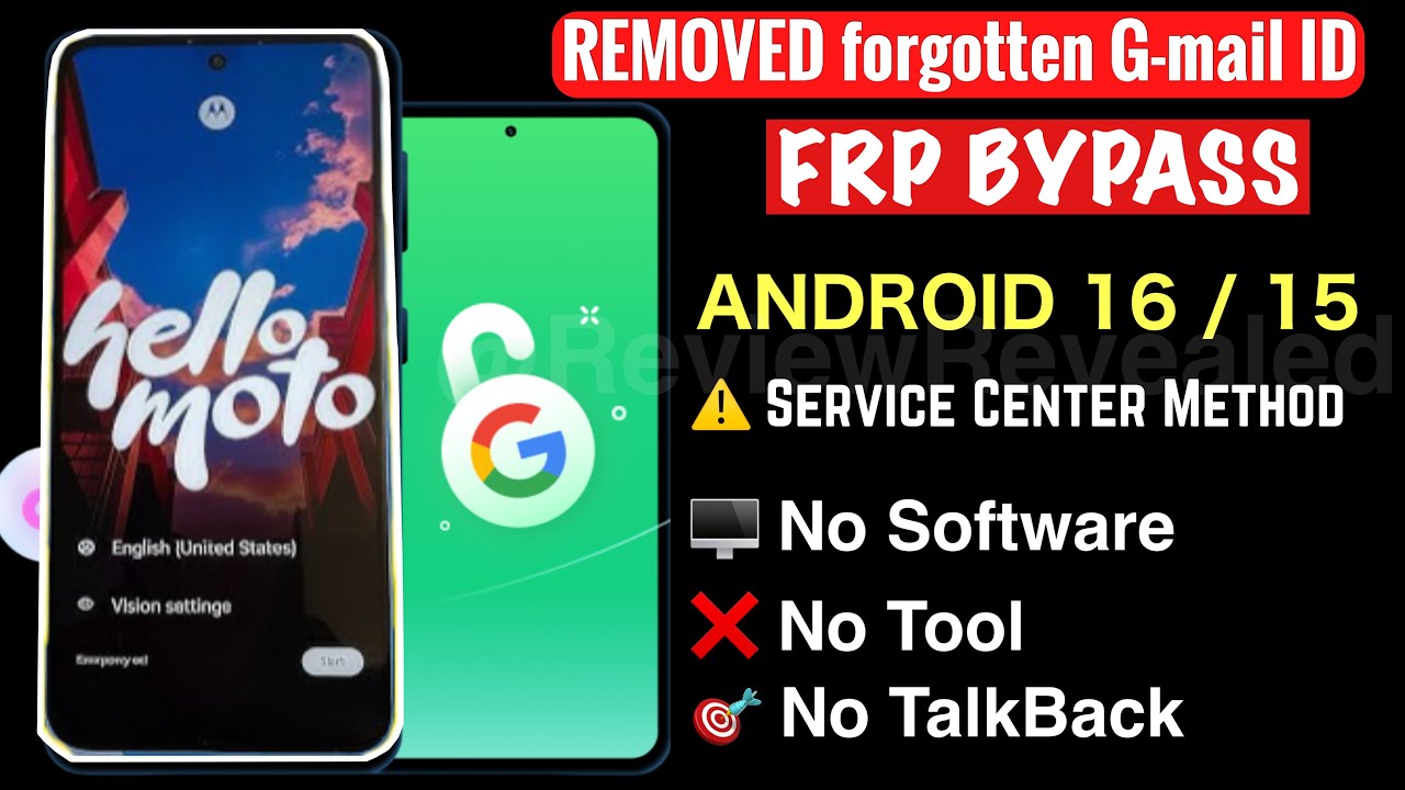Обход FRP-блокировки Google Gmail на Motorola в 2026 году стоит 0% | Как обойти FRP-блокировку на...
