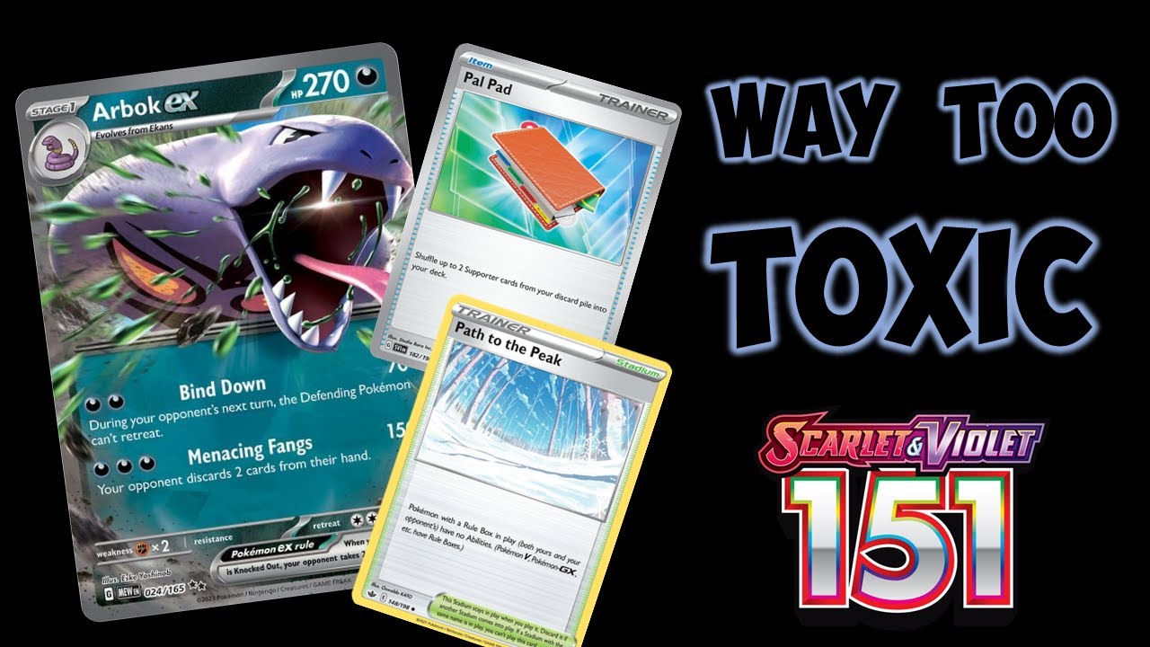 Arbok ex from 151 is an Agent of Chaos