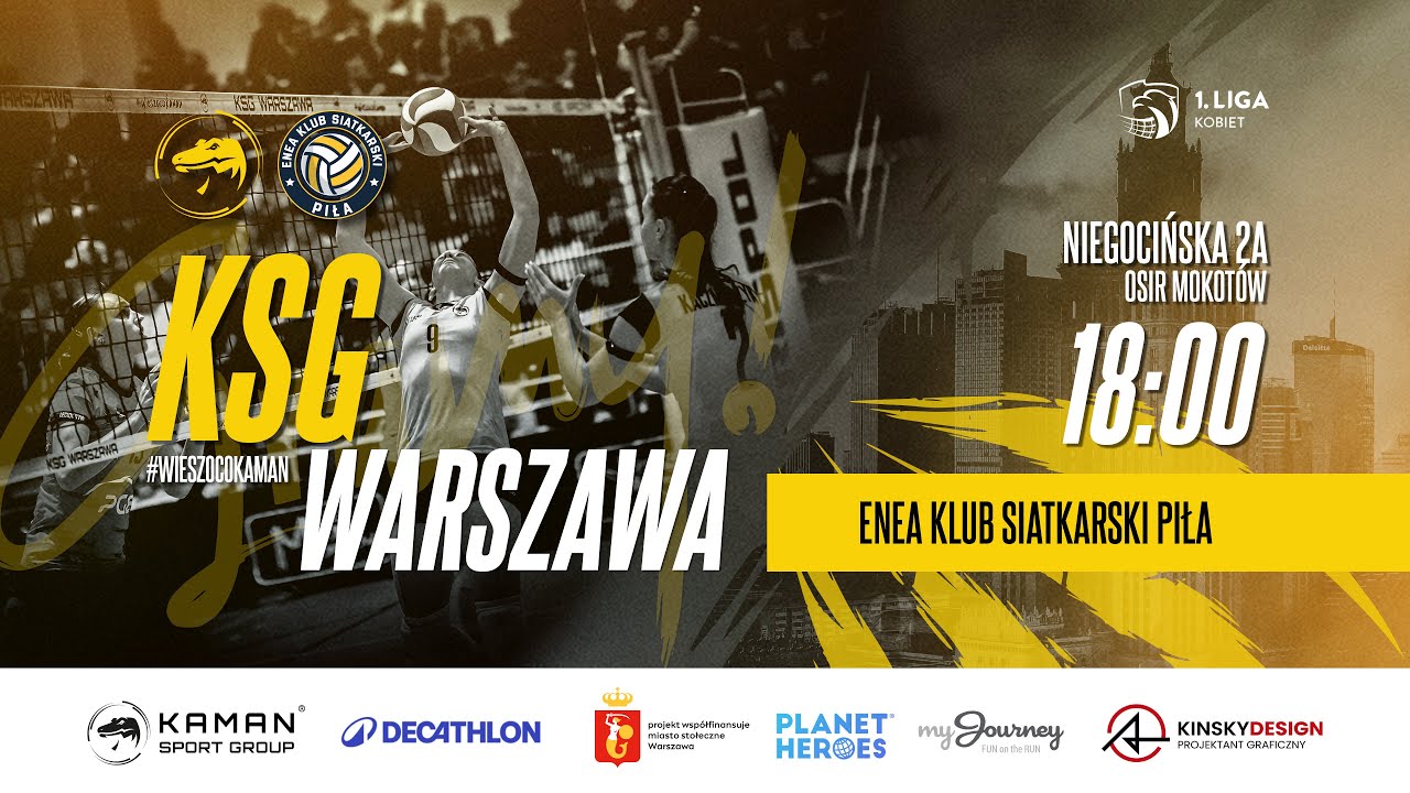 1. liga siatk&oacute;wki kobiet KSG Warszawa vs Enea KS Piła [2025.10.18]