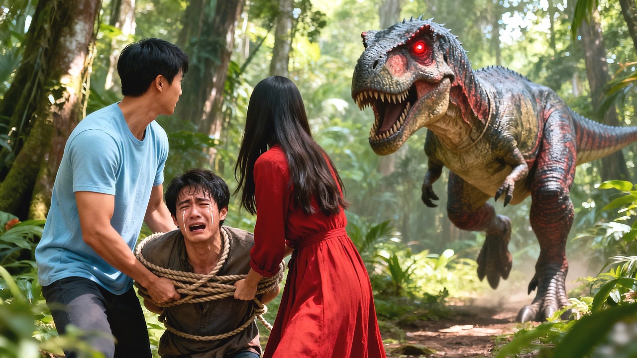 In order to save his life, his girlfriend conspired with others to feed him to dinosaurs!