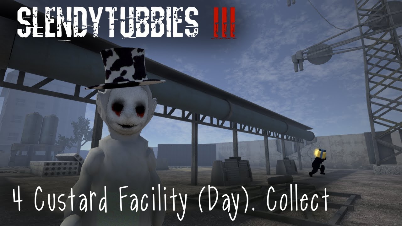 Slendytubbies 3 - Custard Facility (Day). Collect |4|