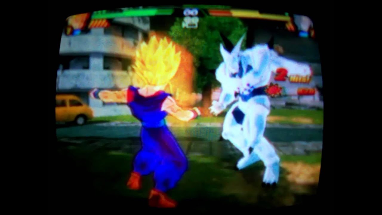 DBZ BT3 SSJ2 Teen Gohan vs Omega Shenron