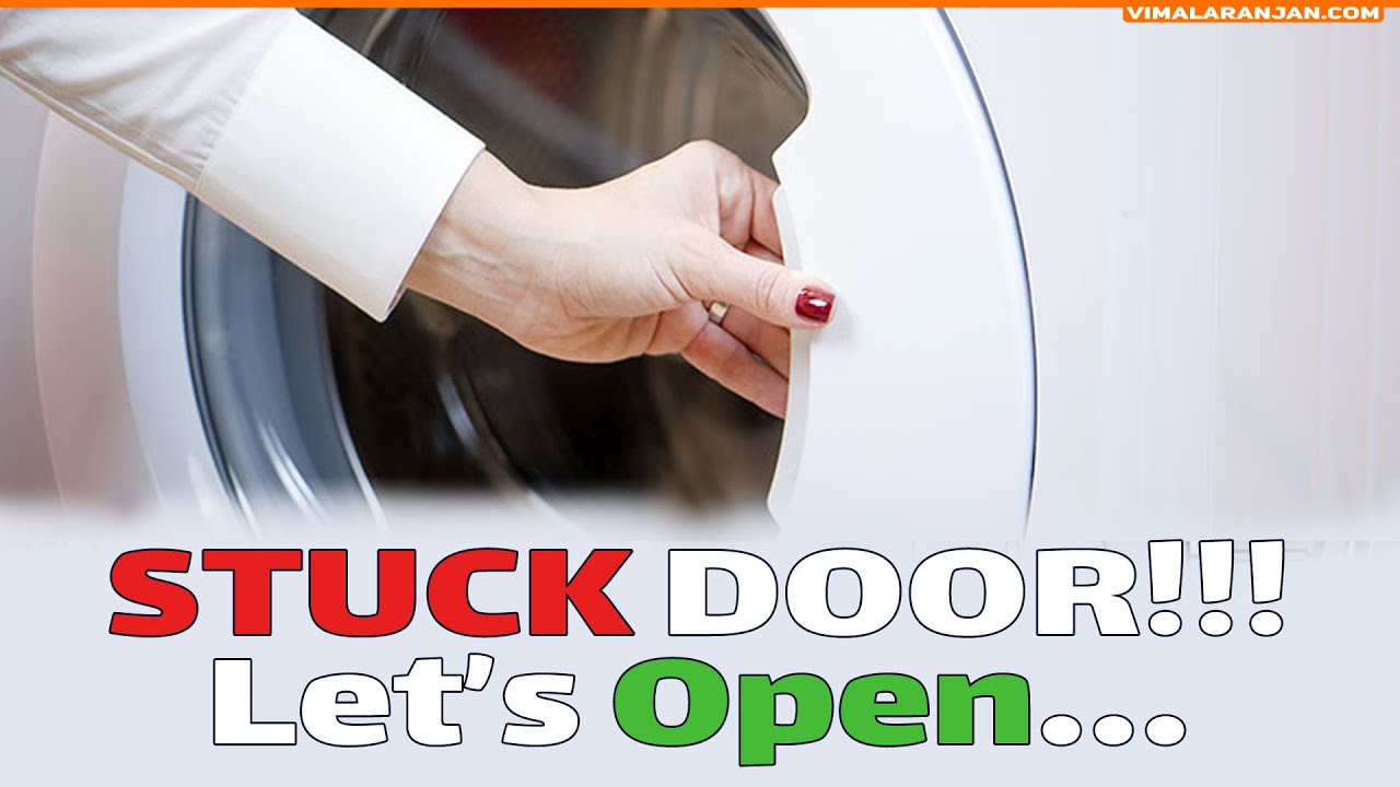 Washer door won't Open. How to open stuck washing machine door easy and safe | Hotpoint