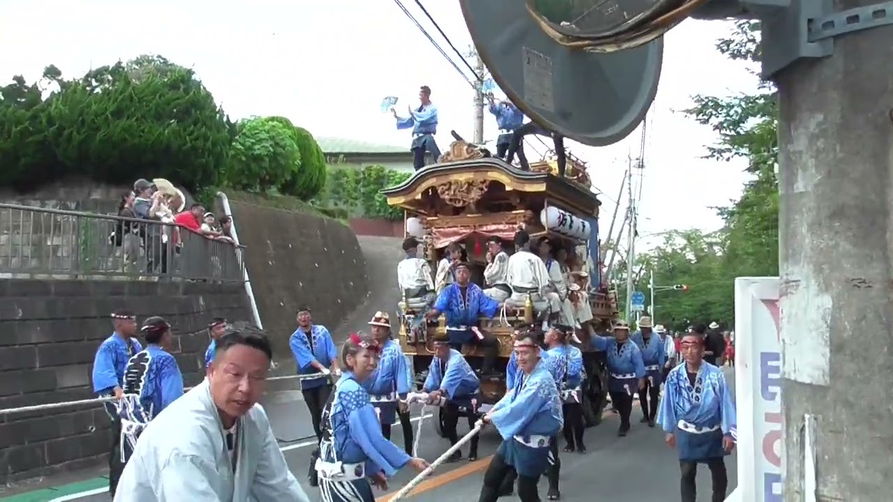 成田祇園祭 令和6年7月7日 土屋 曳き廻し