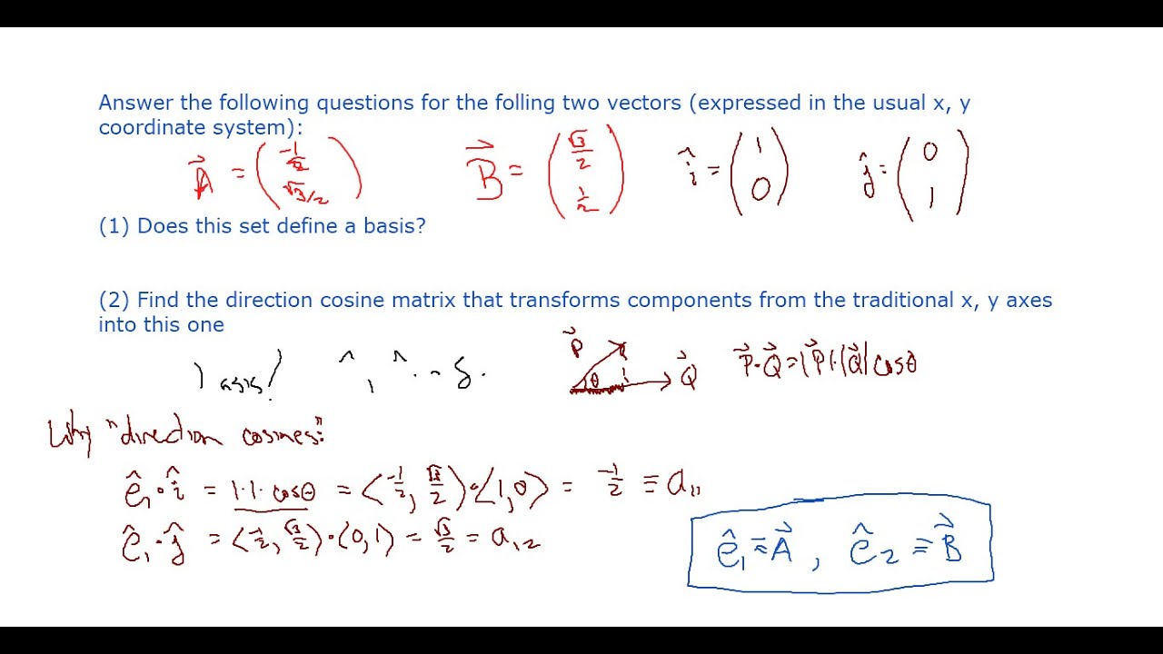 PHYS 2500 Lec 1: Rotations of Vectors
